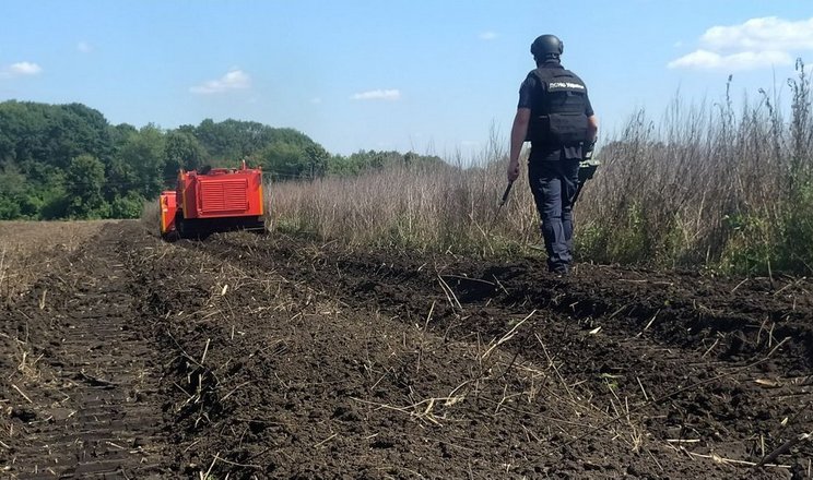 У грудні середня вартість розмінування сільгоспземлі становила 56,8 тис. грн/га